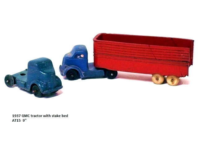 This is a photo of a blue tractor with high-sided, red trailer. There will be a large number
				of additional trucks and trailers coming to the website soon.